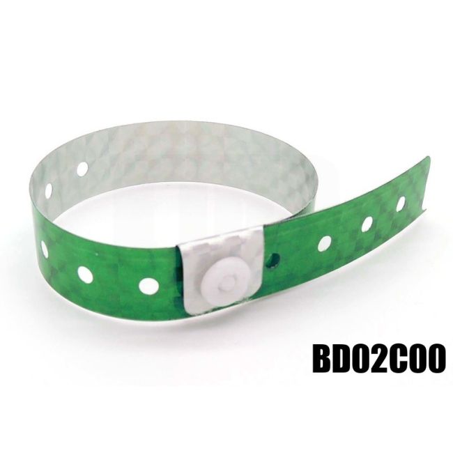 BD02C00 Braccialetti plastificati riflettenti swatch