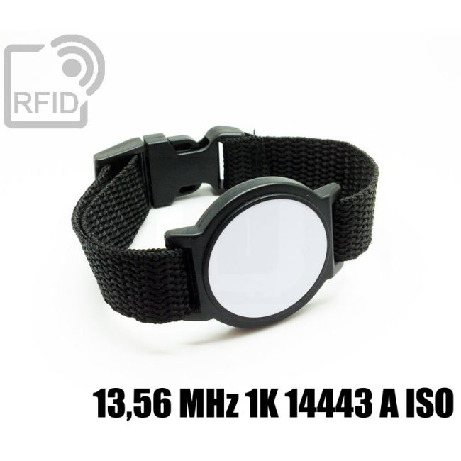 BR01C23 Braccialetti RFID ABS tondo 13