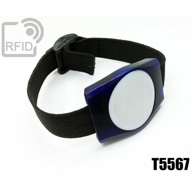 BR02C04 Braccialetti RFID ABS rettangolare T5567 thumbnail