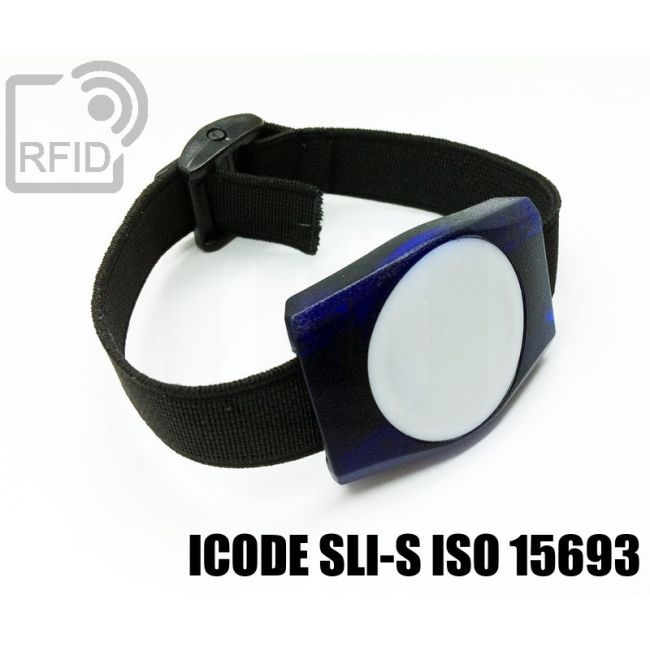 BR02C52 Braccialetti RFID ABS rettangolare ICode SLI-S iso 15693 thumbnail