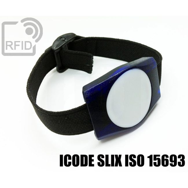 BR02C53 Braccialetti RFID ABS rettangolare ICode SLIX iso 15693 thumbnail