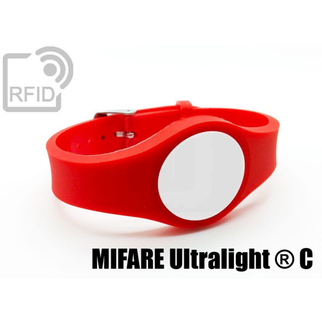 BR03C47 Braccialetti RFID regolabile NFC Mifare Ultralight ® C thumbnail