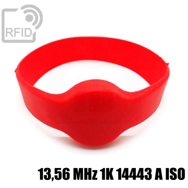 BR04C23 Bracciali RFID silicone tondo 13