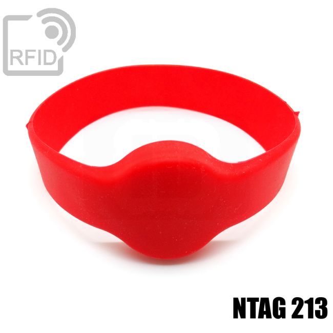 BR04C67 Bracciali RFID silicone tondo NFC ntag213 thumbnail