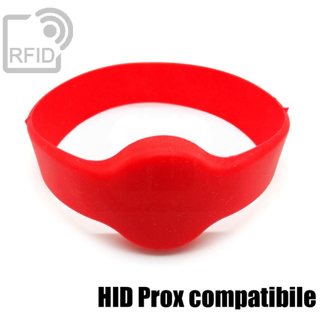 BR04C76 Bracciali RFID silicone tondo HID Prox compatibile thumbnail