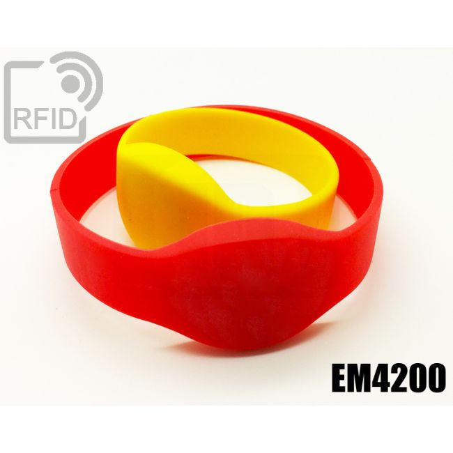 BR05C02 Braccialetti RFID silicone ovale EM4200 thumbnail