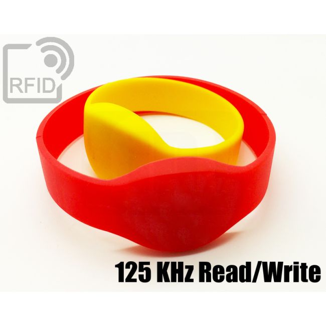 BR05C18 Braccialetti RFID silicone ovale 125 KHz Read/Write thumbnail