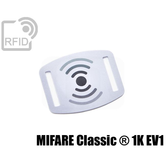 BR06C08 Slider RFID per braccialetti 15 mm Mifare Classic ® 1K Ev1 thumbnail