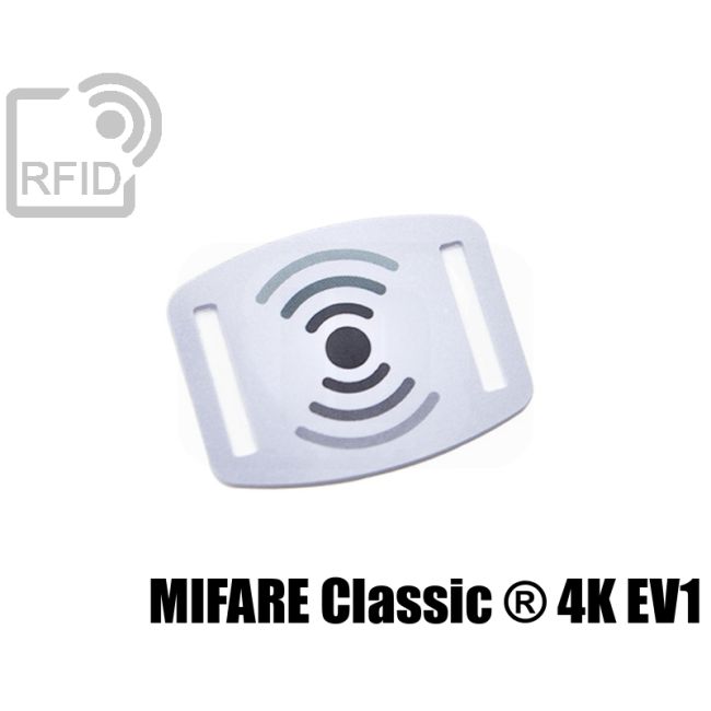 BR06C09 Slider RFID per braccialetti 15 mm Mifare Classic ® 4K Ev1 thumbnail