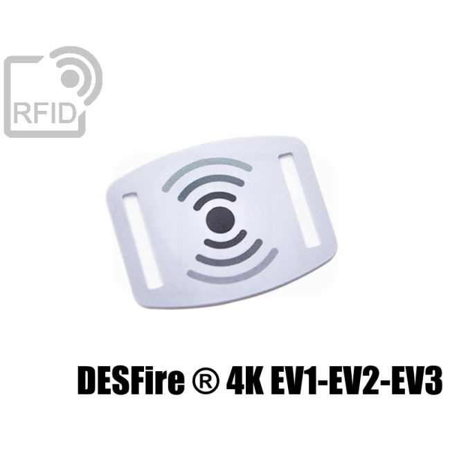 BR06C10 Slider RFID per braccialetti 15 mm NFC Desfire ® 4K Ev1-Ev2-Ev3 thumbnail