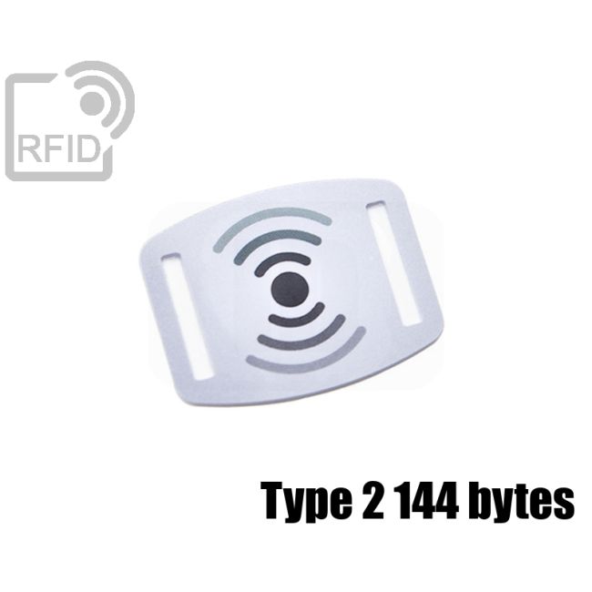 BR06C93 Slider RFID per braccialetti 15 mm NFC Type 2 144 bytes thumbnail