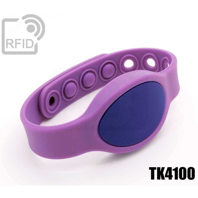 BR07C01 Braccialetti RFID clip silicone TK4100 thumbnail