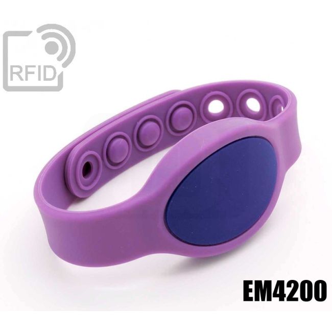 BR07C02 Braccialetti RFID clip silicone EM4200 thumbnail