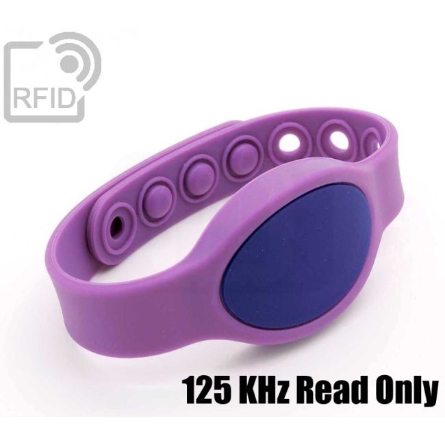 BR07C19 Braccialetti RFID clip silicone 125 KHz Read Only thumbnail