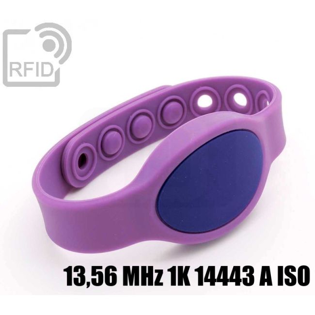 BR07C23 Braccialetti RFID clip silicone 13