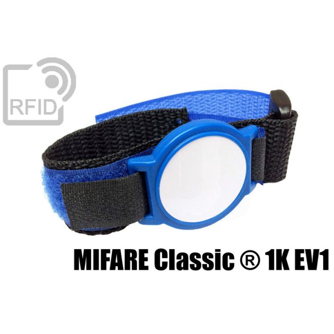 BR08C08 Braccialetti RFID ABS velcro Mifare Classic ® 1K Ev1 thumbnail