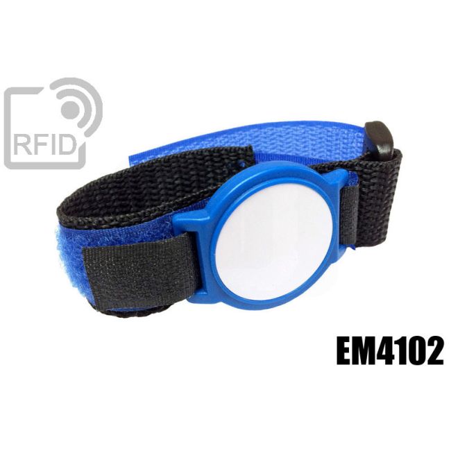 BR08C17 Braccialetti RFID ABS velcro EM4102 thumbnail