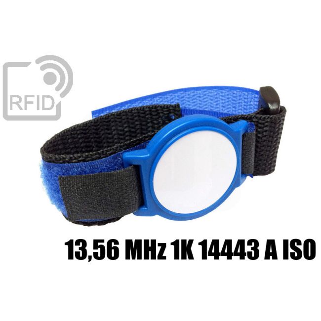 BR08C23 Braccialetti RFID ABS velcro 13