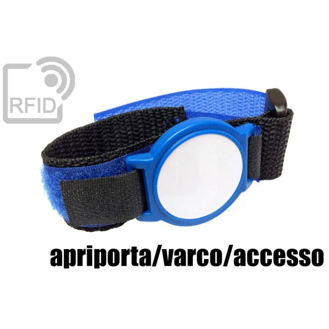 BR08C71 Braccialetti RFID ABS velcro apriporta-varco-accesso thumbnail