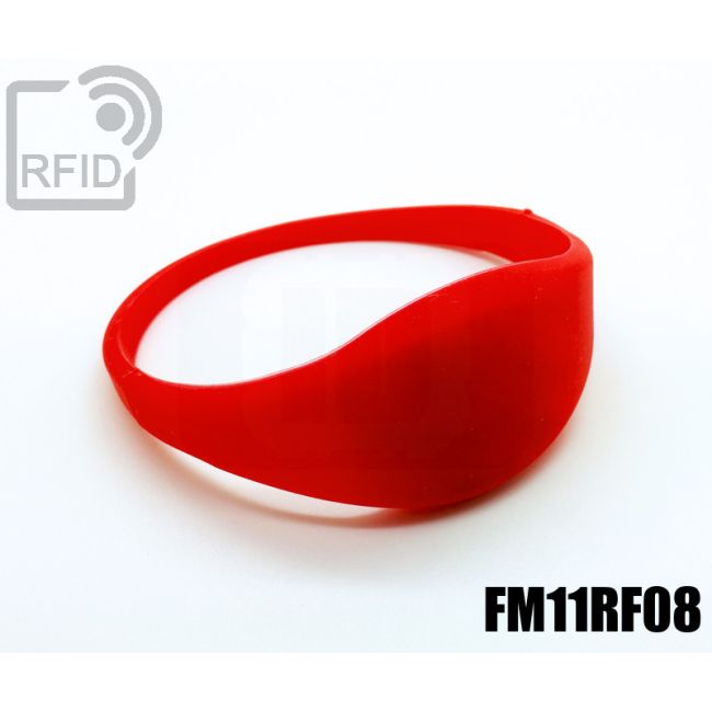 BR09C07 Braccialetti RFID silicone sottile FM11RF08 thumbnail