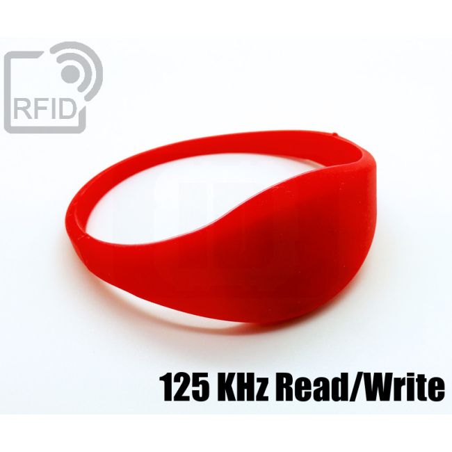 BR09C18 Braccialetti RFID silicone sottile 125 KHz Read/Write thumbnail