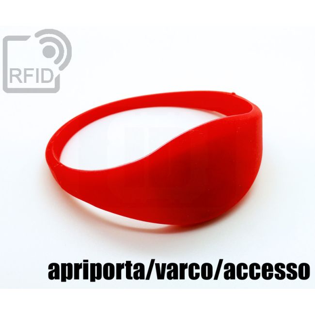 BR09C71 Braccialetti RFID silicone sottile apriporta-varco-accesso thumbnail