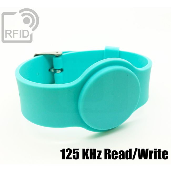 BR10C18 Braccialetti RFID silicone fibbia 125 KHz Read/Write thumbnail