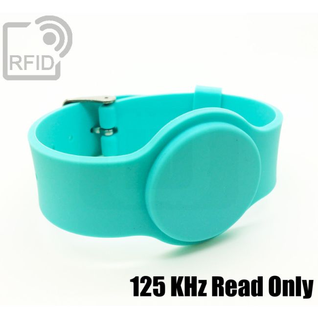 BR10C19 Braccialetti RFID silicone fibbia 125 KHz Read Only swatch