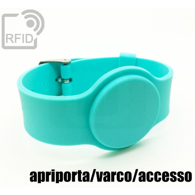 BR10C71 Braccialetti RFID silicone fibbia apriporta-varco-accesso thumbnail