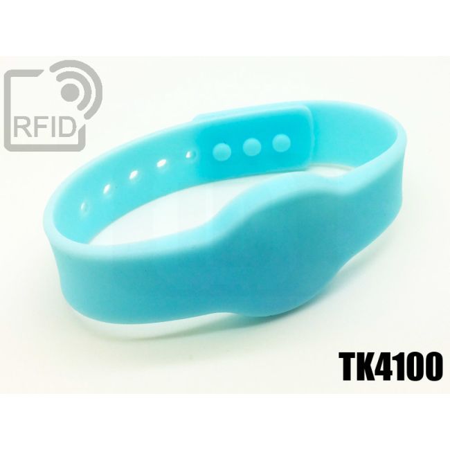 BR11C01 Braccialetti RFID silicone clip TK4100 thumbnail