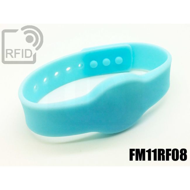 BR11C07 Braccialetti RFID silicone clip FM11RF08 thumbnail