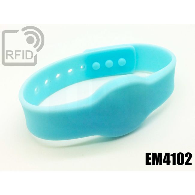 BR11C17 Braccialetti RFID silicone clip EM4102 thumbnail