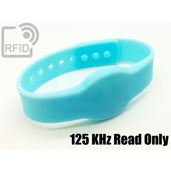 BR11C19 Braccialetti RFID silicone clip 125 KHz Read Only swatch