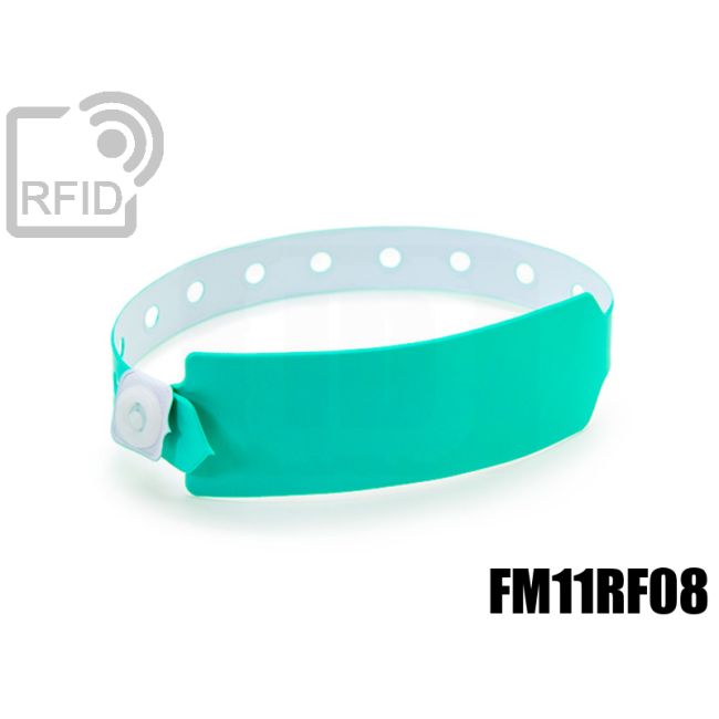 BR12C07 Braccialetti RFID vinile monouso FM11RF08 thumbnail