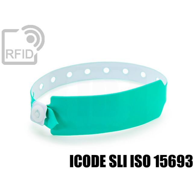 BR12C11 Braccialetti RFID vinile monouso NFC ICode SLI iso 15693 thumbnail