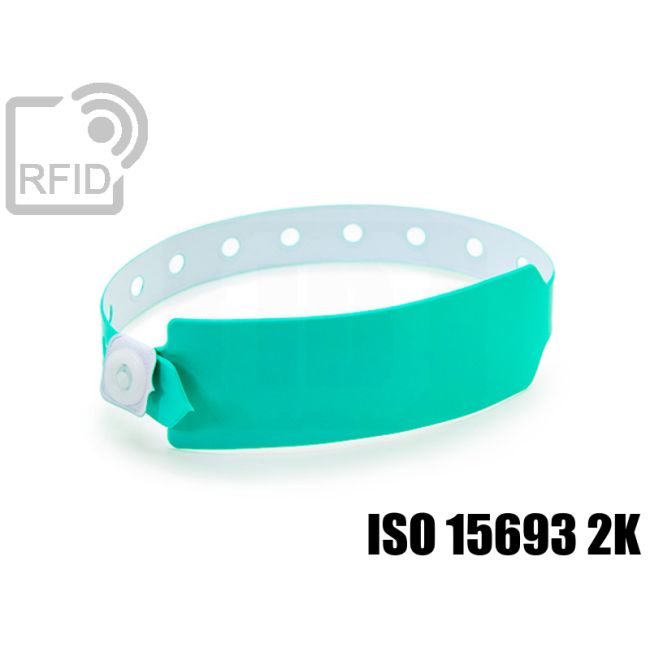 BR12C24 Braccialetti RFID vinile monouso NFC ISO 15693 2K thumbnail