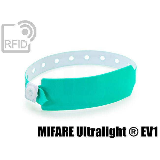 BR12C46 Braccialetti RFID vinile monouso NFC Mifare Ultralight ® EV1 thumbnail