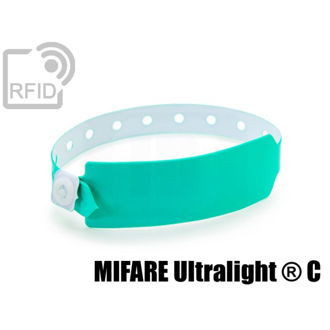 BR12C47 Braccialetti RFID vinile monouso NFC Mifare Ultralight ® C thumbnail