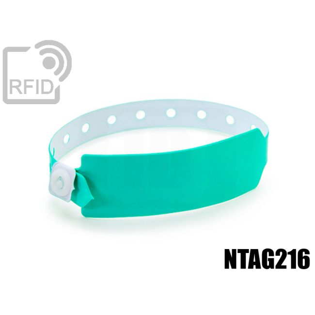 BR12C68 Braccialetti RFID vinile monouso NFC ntag216 thumbnail