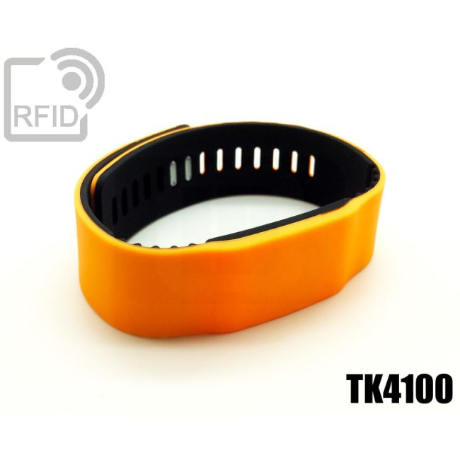 BR14C01 Braccialetti RFID silicone bicolore TK4100 thumbnail