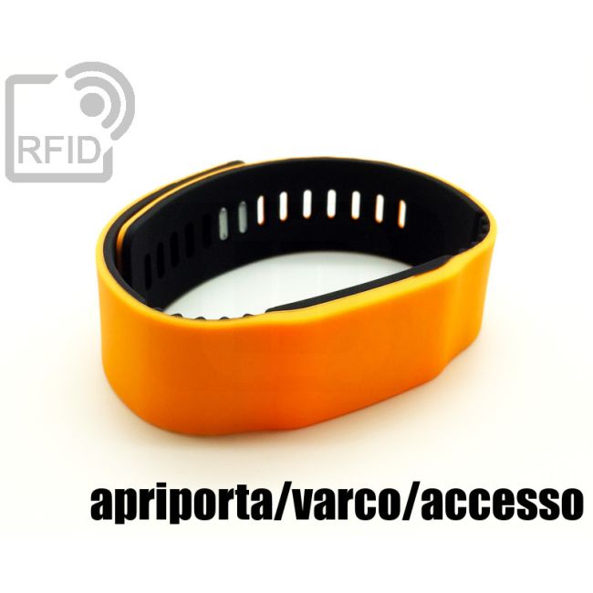 BR14C71 Braccialetti RFID silicone bicolore apriporta-varco-accesso thumbnail