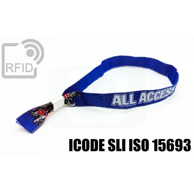 BR15C11 Braccialetti RFID in tessuto NFC ICode SLI iso 15693 thumbnail