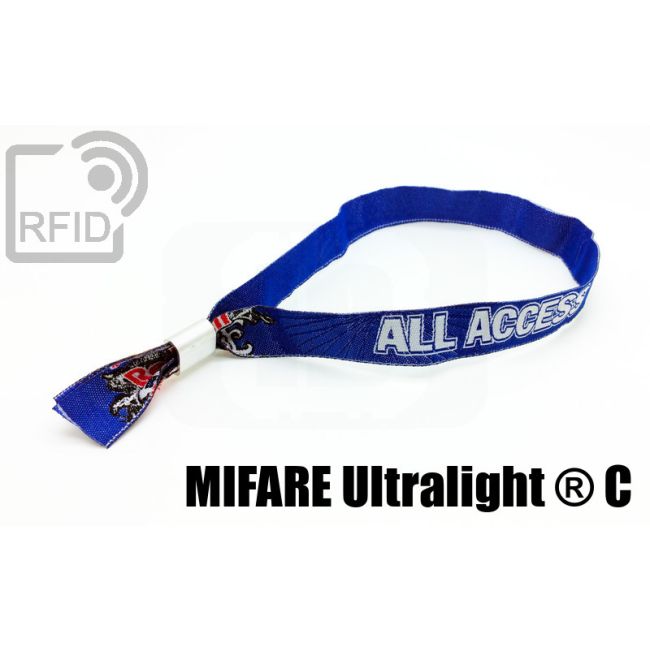 BR15C47 Braccialetti RFID in tessuto NFC Mifare Ultralight ® C thumbnail