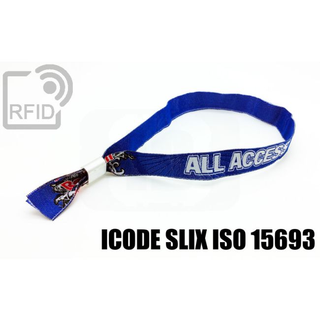 BR15C53 Braccialetti RFID in tessuto ICode SLIX iso 15693 thumbnail