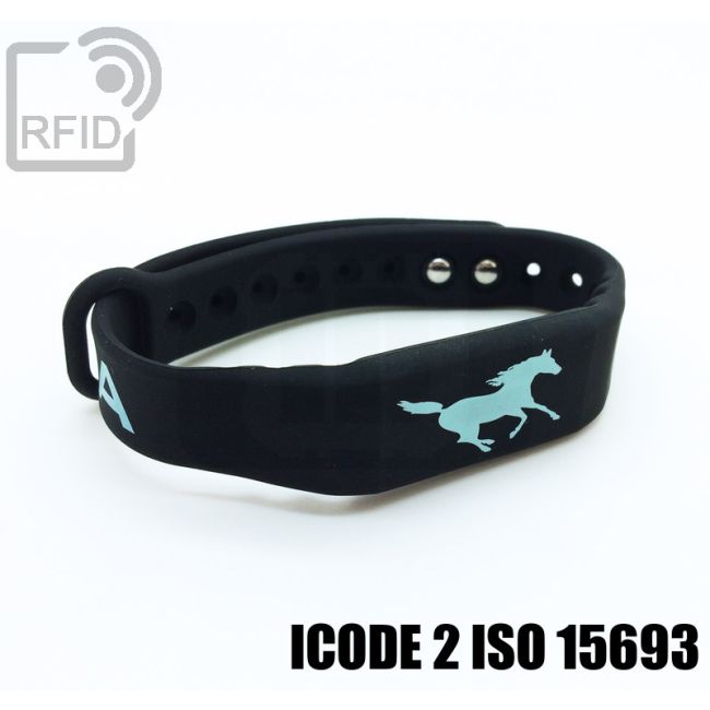 BR16C51 Braccialetti RFID silicone fitness ICode 2 iso 15693 thumbnail