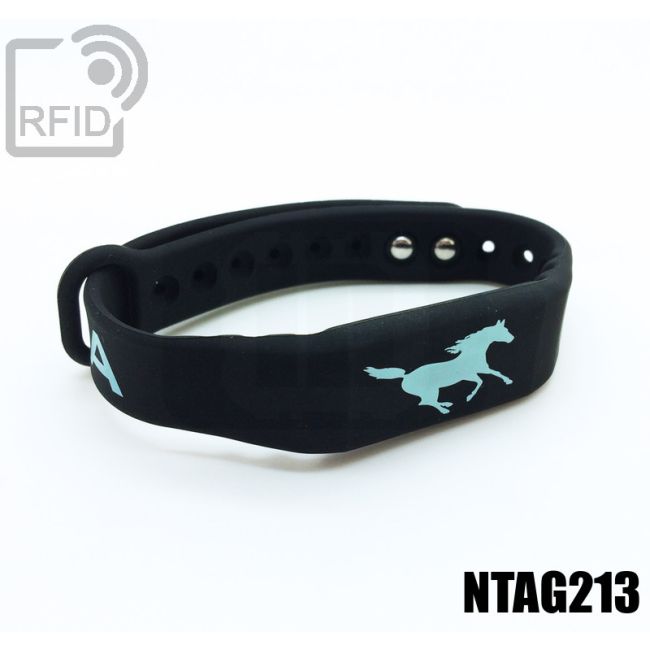 BR16C67 Braccialetti RFID silicone fitness NFC ntag213 thumbnail