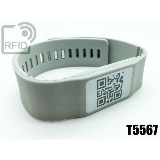 BR17C04 Braccialetti RFID silicone banda T5567 thumbnail