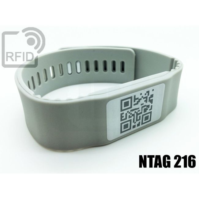 BR17C68 Braccialetti RFID silicone banda NFC ntag216 thumbnail