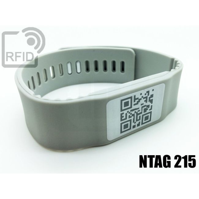 BR17C73 Braccialetti RFID silicone banda NFC ntag215 thumbnail