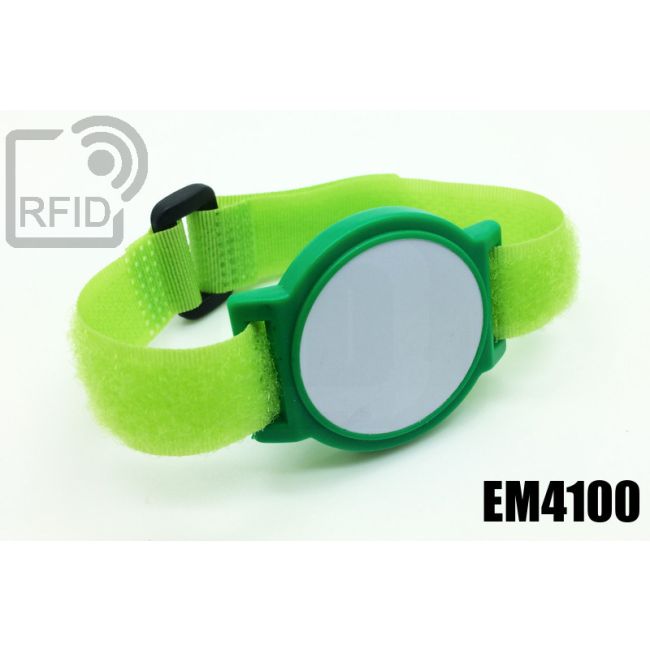 BR18C16 Braccialetti RFID ABS a strappo EM4100 thumbnail